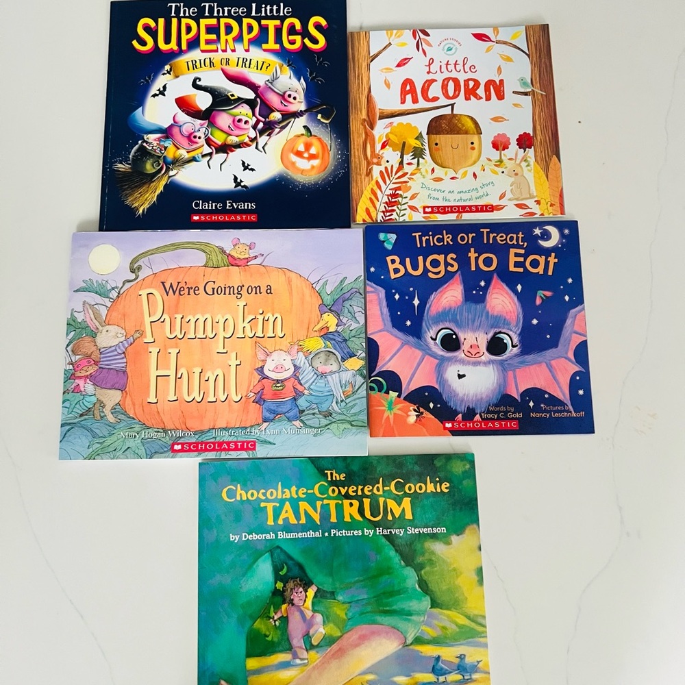 Scholastic Halloween Fall Story Collection books